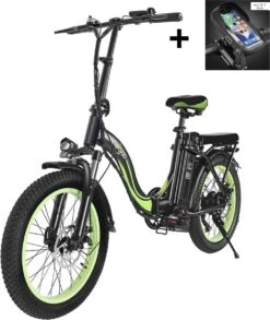 Merkloos Windgoo E20 Urban- Elektrische Fiets - E-bike - 20Inch - 12.5Ah - APP - Fat Tire - 7 Speed Shimano -Volare Verkoop 1010x1200