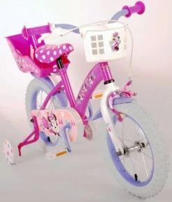 Volare Disney Minnie Cutest Ever! - Kinderfiets - Meisjes - 14 Inch - Roze -Volare Verkoop 1022x1200