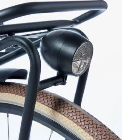 Cortina U4 - Stadsfiets - D50 - Jet Black Matt - R3 -Volare Verkoop 1046x1200 2