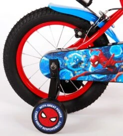 Spider-Man Kinderfiets - Jongens - 14 Inch - Rood/Blauw - Twee Handremmen -Volare Verkoop 1087x1200