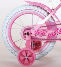 Volare Rose Kinderfiets - Meisjes - 14 Inch - Roze Wit - 95% Afgemonteerd -Volare Verkoop 1092x1200