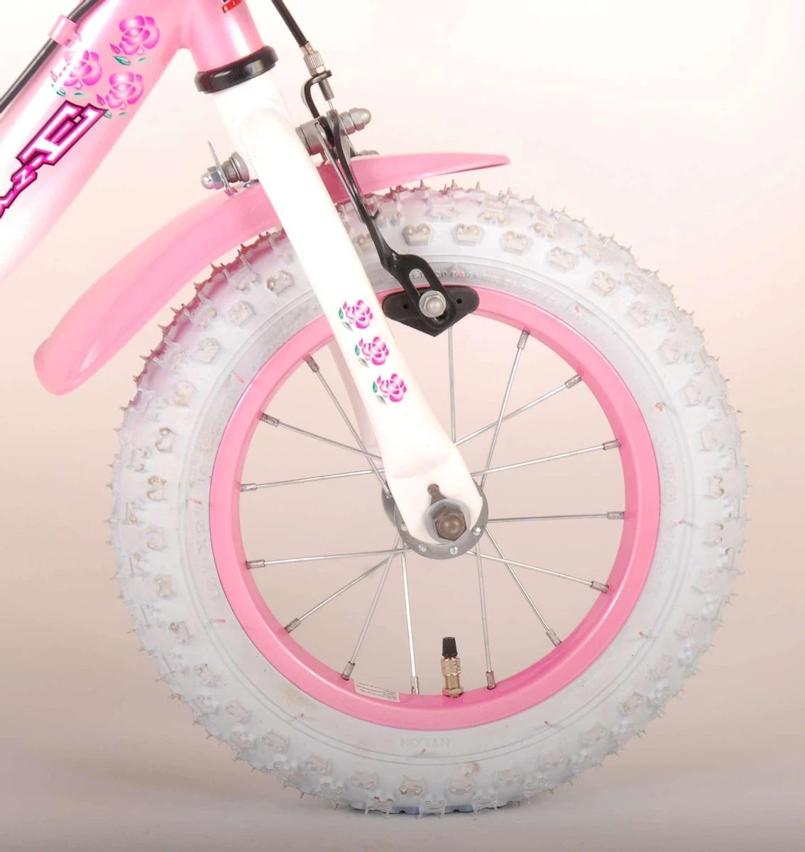 Volare Rose Kinderfiets - Meisjes - 12 Inch - Roze - 2 Handremmen 16 Volare Rose Kinderfiets - Meisjes - 12 Inch - Roze - 2 Handremmen - Afbeelding 16