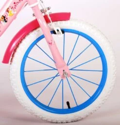 Volare Disney Princess Kinderfiets - Meisjes - 16 Inch - Roze Blauw - Twee Handremmen -Volare Verkoop 1154x1200 2