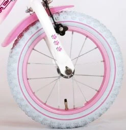 Volare Rose Kinderfiets - Meisjes - 14 Inch - Roze Wit - 95% Afgemonteerd -Volare Verkoop 1167x1200 1
