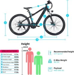 Elektrische Fiets Off-Road | E-Fietsen | Electric Mountain Bike | E-bike | 250W Motor | 26 Inch | Zwart BK7 11 Elektrische Fiets Off-Road | E-Fietsen | Electric Mountain Bike | E-bike | 250W Motor | 26 Inch | Zwart BK7 -Volare Verkoop 1177x1200