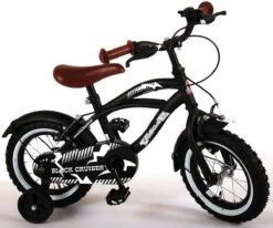 Volare Black Cruiser Kinderfiets - Jongens - 12 Inch - Zwart - 2 Handremmen -Volare Verkoop 1200x1000