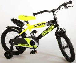 Volare Sportivo Kinderfiets - Jongens - 16 Inch - Neon Geel Zwart - 95% Afgemonteerd -Volare Verkoop 1200x1002