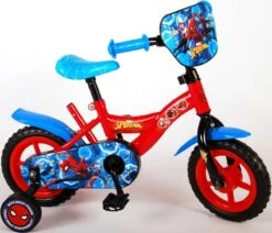Marvel Spider-Man Kinderfiets - Jongens - 10 Inch - Rood/Blauw - Doortrapper -Volare Verkoop 1200x1029
