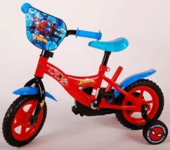 Marvel Spider-Man Kinderfiets - Jongens - 10 Inch - Rood/Blauw - Doortrapper -Volare Verkoop 1200x1057