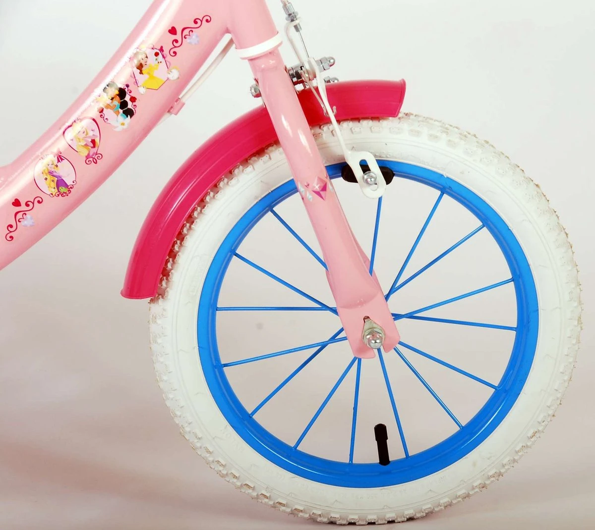 Volare Disney Princess Kinderfiets - Meisjes - 14 Inch - Roze - Twee Handremmen 15 Volare Disney Princess Kinderfiets - Meisjes - 14 Inch - Roze - Twee Handremmen - Afbeelding 15