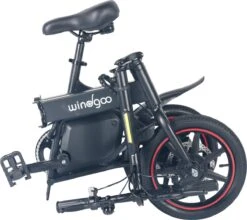 Windgoo B20 V2 - Smart E Bike - APP IOS Android - Elektrische Vouwfiets Zonder Gashandel - 250W - 14 Inch - 25 KM/H - Zwart -Volare Verkoop 1200x1071