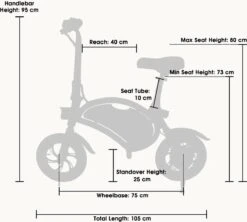 Merkloos Windgoo - B3 Pro V2 - Elektrische Long-Range E-Bike Met Trappers - E-bike - 25Km / H - Zwart -Volare Verkoop 1200x1077