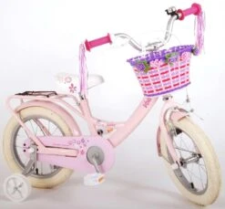 Volare Ashley Kinderfiets - Meisjes - 14 Inch - Roze - 95% Afgemonteerd -Volare Verkoop 1200x1112
