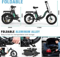 HITWAY E Bike Fat Tire Urban Opvouwbare Elektrische Fiets, 20 Inch, 250W/36V/11,2Ah Batterij Voor Heren En Dames -Volare Verkoop 1200x1134