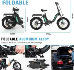 HITWAY Elektrische Fiets | 20" Opvouwbare Volwassen Vette Fiets | Batterij 36V/11,2Ah,Motor 250W, Max Bereik 35-90km | E Bike City -Volare Verkoop 1200x1142 1