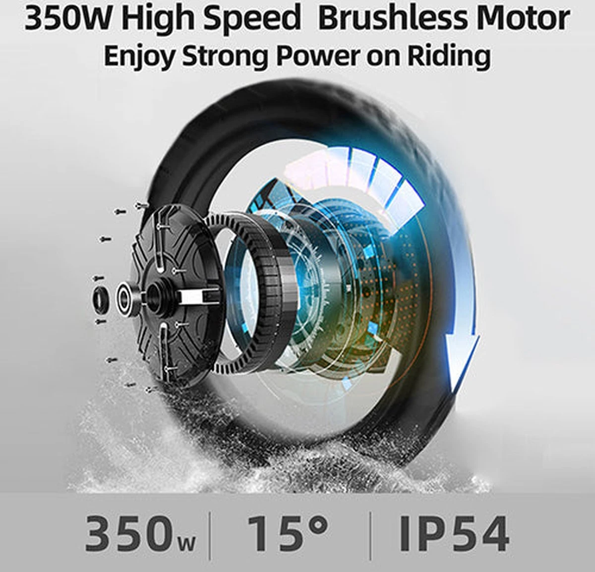 F-Wheel DYU A5 - Elektrische Vouwfiets - E Bike - 14 Inch - 7.5 Ah - 25km/u - Zwart 8 F-Wheel DYU A5 - Elektrische Vouwfiets - E Bike - 14 Inch - 7.5 Ah - 25km/u - Zwart - Afbeelding 8