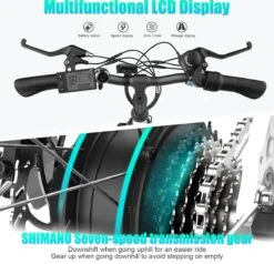 HITWAY Elektrische Fiets Voor Volwassenen | Ebikes Fietsen Stadsfiets | 250W 36V Motor | 7 VERSNELLINGSSYSTEE | 26 Inch - Wit -Volare Verkoop 1200x1158