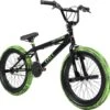 Ks Cycling Fiets BMX Freestyle 20'' Fatt Zwart-groen - 25 Cm