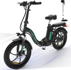 HITWAY E-bike Elektrische Fiets 20" Vouwfiets Met Dikke Banden, 250W/36V/11,2Ah Accu, 35-90 Km, Offroad-mountainbike Met Shimano 7 Versnellingen, CityBike Voor Heren En Dames -Volare Verkoop 1200x1178 1