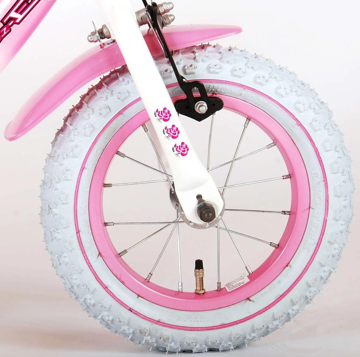 Volare Rose Kinderfiets - Meisjes - 12 Inch - Roze - 2 Handremmen 3 Volare Rose Kinderfiets - Meisjes - 12 Inch - Roze - 2 Handremmen - Afbeelding 3