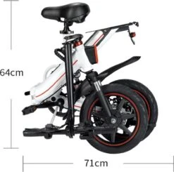 OUXI - V5 - 16 Inch - Elektrische Fiets - E Bike - Elektrische Vouwfiets - APP IOS/ Android - 500W Motor - 15Ah Lithuim Ion Batterij - Zwart -Volare Verkoop 1200x1191