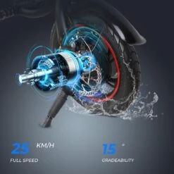 Merkloos Windgoo - B3 Pro V2 - Elektrische Long-Range E-Bike Met Trappers - E-bike - 25Km / H - Zwart -Volare Verkoop 1200x1200 106