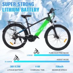 Hitway Elektrische Fiets Off-Road | Electric Mountain Bike | E-bike | 250W Motor | 26 Inch | Zwart -Volare Verkoop 1200x1200 148