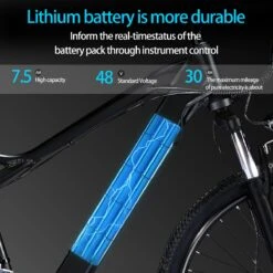 Elektrische Fiets Off-Road | E-Fietsen | Electric Mountain Bike | E-bike | 250W Motor | 26 Inch | Zwart BK7 13 Elektrische Fiets Off-Road | E-Fietsen | Electric Mountain Bike | E-bike | 250W Motor | 26 Inch | Zwart BK7 -Volare Verkoop 1200x1200 24