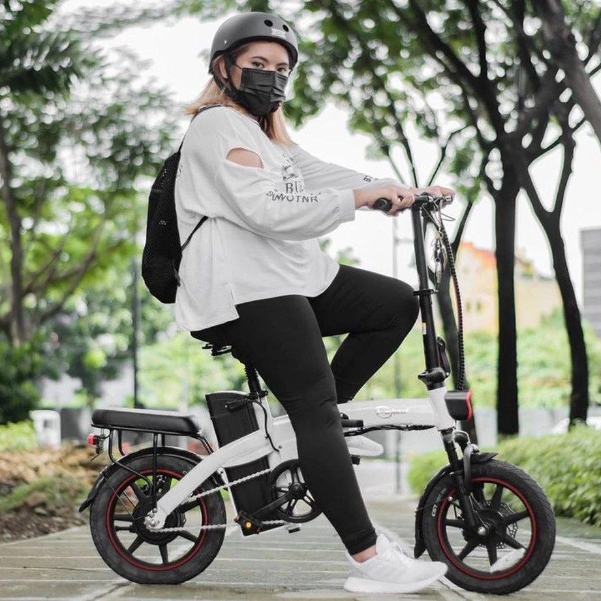 F-Wheel DYU A5 - Elektrische Vouwfiets - E Bike - 14 Inch - 7.5 Ah - 25km/u - Zwart 14 F-Wheel DYU A5 - Elektrische Vouwfiets - E Bike - 14 Inch - 7.5 Ah - 25km/u - Zwart - Afbeelding 14