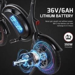 Windgoo B3 Mini-scooter - Opvouwbare Fiets - Zwart -Volare Verkoop 1200x1200 7