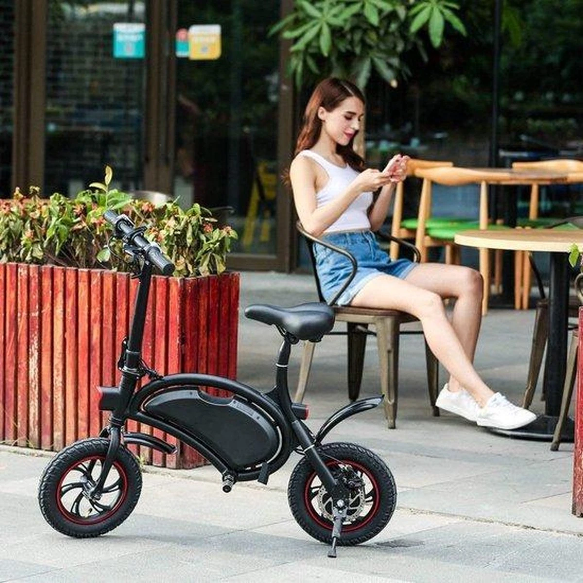 Windgoo B3 | Elektrische Mini-scooter | Opvouwbaar 13 Windgoo B3 | Elektrische Mini-scooter | Opvouwbaar - Afbeelding 13