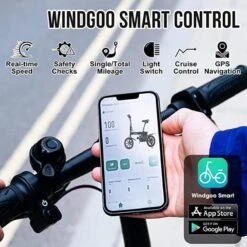 Merkloos Windgoo B20 V3- APP IOS Android - Elektrische Vouwfiets - E Bike - 7.8Ah Batterij - 250W - 14 Inch - 25 KM/H - Zwart -Volare Verkoop 1200x1200 76
