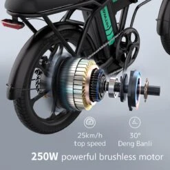 Hitway BK5 - Elektrische Fiets - E-Bike Opvouwbaar - 8,4Ah Accu- 2023 Model -Volare Verkoop 1200x1200 78