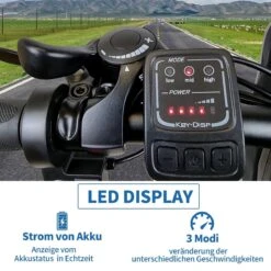 Myatu E-Bike 26-inch E-bike Voor Vrouwen En Mannen, Mountainbike Elektrische Fiets Met 36V 10.4AH Accu En Shimano 21 Versnellingen, 21 Versnellingen, Derailleur, 250 W-Zwart En Blauw -Volare Verkoop 1200x1200 87