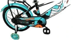 Kinderfiets - 16 Inch Kinderfiets -vanaf 4-7 Jaar Jongens En Meisjes Fietsen - Terugtrap -Rem -Stabilisatoren（2 Zijwieltjes）- Mandje - Achterbank - Groen -Volare Verkoop 1200x663 1