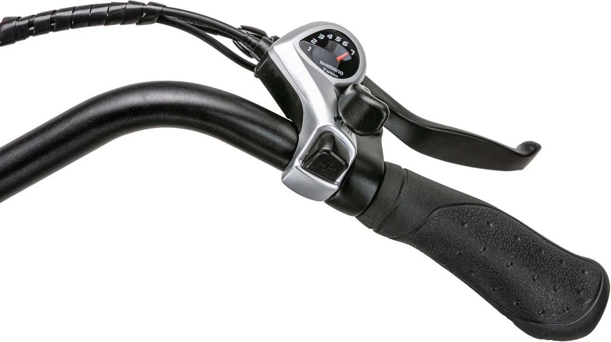 Red6 Elektrische Fiets Brooklyn - E-bike Fiets - 40-65KM | 28 Inch | 250W Motor | Zwart 2 Red6 Elektrische Fiets Brooklyn - E-bike Fiets - 40-65KM | 28 Inch | 250W Motor | Zwart - Afbeelding 2