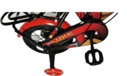 Kinderfiets - 12 Inch Kinderfiets -vanaf 2-4 Jaar Jongens En Meisjes Fietsen - Terugtrap -Rem -Stabilisatoren（2 Zijwieltjes）- Mandje - Achterbank - Rood -Volare Verkoop 1200x717 3