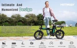 HITWAY E Bike Elektrische Fiets Vouwfiets, 36V/8.4Ah Batterij, 250W Motor, 25km/h, 35-70km, 16" City EBike Voor Heren En Dames -Volare Verkoop 1200x742 12