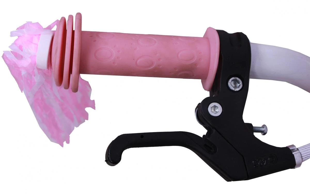 Amigo Magic Meisjesfiets - Kinderfiets 14 Inch - Wit 9 Amigo Magic Meisjesfiets - Kinderfiets 14 Inch - Wit - Afbeelding 9