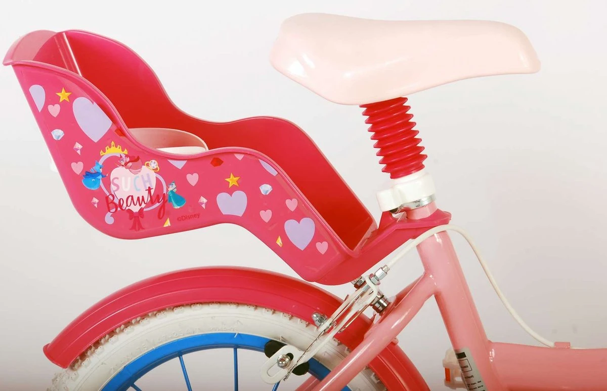 Volare Disney Princess Kinderfiets - Meisjes - 14 Inch - Roze - Twee Handremmen 14 Volare Disney Princess Kinderfiets - Meisjes - 14 Inch - Roze - Twee Handremmen - Afbeelding 14