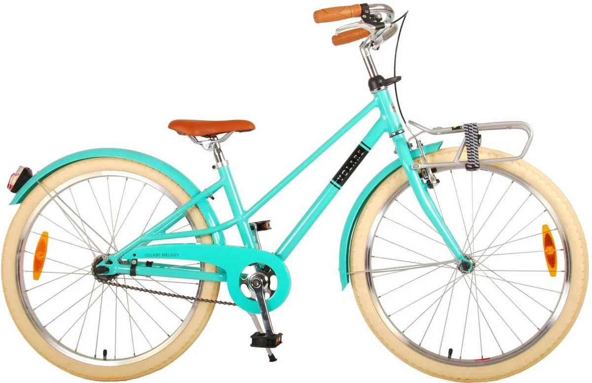 Volare Melody Kinderfiets - Meisjes - 24 Inch - Turquoise - Prime Collection 3 Volare Melody Kinderfiets - Meisjes - 24 Inch - Turquoise - Prime Collection - Afbeelding 3