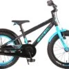 Volare Rocky Kinderfiets - 16 Inch - Zwart Blauw - 95% Afgemonteerd - Prime Collection
