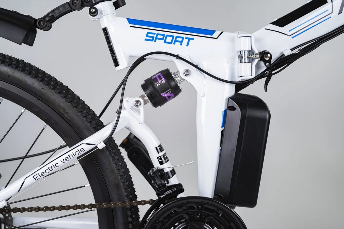 Myatu E-Bike 26-inch E-bike Voor Vrouwen En Mannen, Mountainbike Elektrische Fiets Met 36V 10.4AH Accu En Shimano 21 Versnellingen, 21 Versnellingen, Derailleur, 250 W 2 Myatu E-Bike 26-inch E-bike Voor Vrouwen En Mannen, Mountainbike Elektrische Fiets Met 36V 10.4AH Accu En Shimano 21 Versnellingen, 21 Versnellingen, Derailleur, 250 W - Afbeelding 2