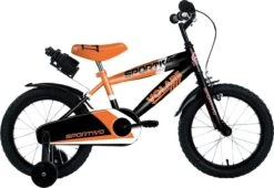 Volare Sportivo Kinderfiets - Jongens - 16 Inch - Neon Oranje Zwart - 95% Afgemonteerd -Volare Verkoop 1200x824 4