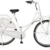 Amigo Eclypse Transportfiets 28 Inch - Omafiets Met Voordrager - Wit