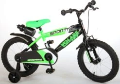 Volare Sportivo Kinderfiets - Jongens - 16 Inch - Neon Groen Zwart - 95% Afgemonteerd -Volare Verkoop 1200x839