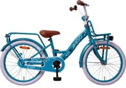Amigo Bloom Meisjesfiets - Kinderfiets 20 Inch - Turquoise