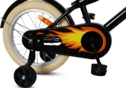 SJOEF Cruise Jongensfiets 16 Inch - Zwart -Volare Verkoop 1200x842