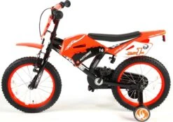 Volare Motorbike Kinderfiets - Jongens - 16 Inch - Oranje - 95% Afgemonteerd -Volare Verkoop 1200x845