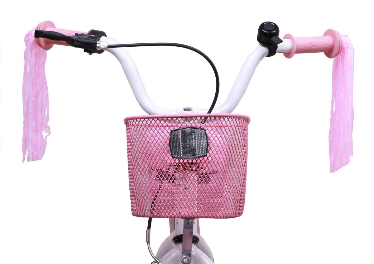 Amigo Magic Meisjesfiets - Kinderfiets 14 Inch - Wit 11 Amigo Magic Meisjesfiets - Kinderfiets 14 Inch - Wit - Afbeelding 11